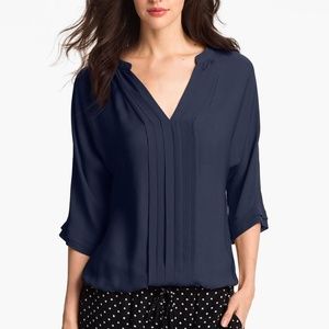 $258 Joie Womens silk MARU Semi sheer blouse XS